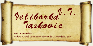Veliborka Tasković vizit kartica